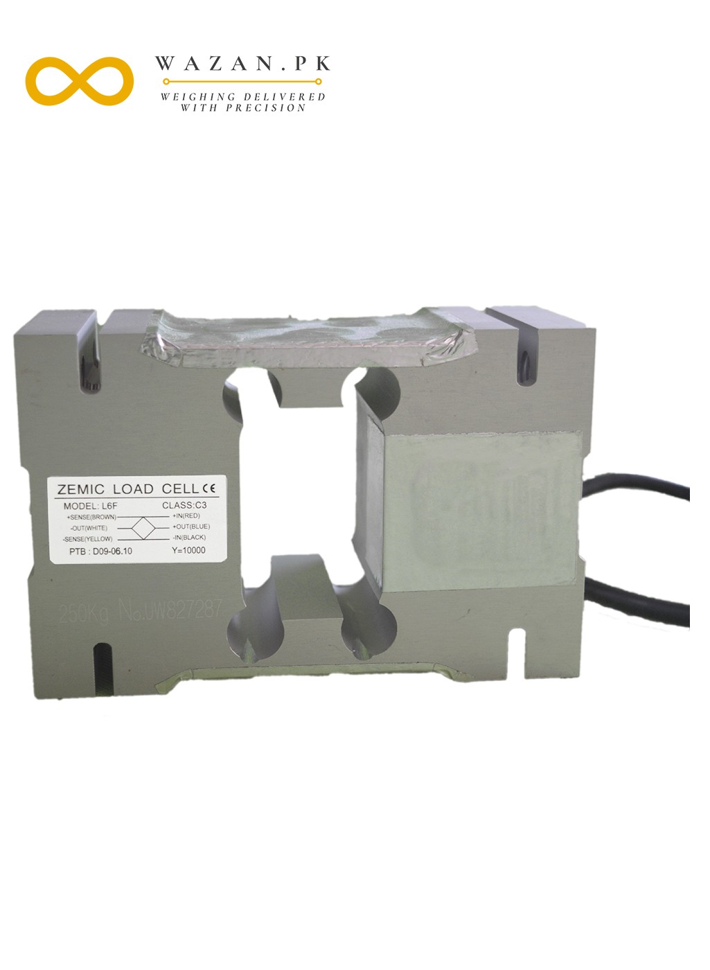 L6F Zemic Single Point Load Cell Aluminium-alloy IP65 single point load cell. Colourless anodized. Suitable for mobile weighing systems, floor scales, belt scales, hopper and tank scales, etc. OIML approved Accuracy Class C3