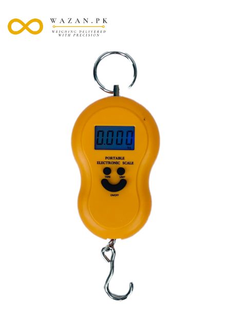 Easy to use. Minimum weight: 10g. Maximum weight: 50Kg. Stainless steel hook for durable to use Multiple weighing units: Kg, Lb Automatic calculation with digital readout when weight. Automatic Power OFF function. Hang Hook Scale with tare function. Low-battery warning indication Powered by 2 x AAA battery (batteries not included). Multi-purpose Scale suitable for family kitchen, shop, outdoors use