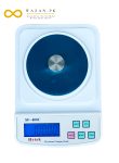 Digital Display Electronic Balance Scale (500/600gram/0.01g) Internal light makes easy to use in dark places Dimensions:22.5*15.7*3.5cm Platform Size:12*12cm Maximum Capacity:500/600gram Minimum Weight:0.05/0.06gram Weighing Modes:g/oz Error Range:0.01-0.05/0.06gram Tare Range:Tare full capacity Auto Power Off Auto zero resetting 1.5Vx2 AAA battery