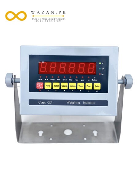 MS (Mild Steel) Housing Display resolution: 1/30,000 Power: AC 100~250 LED Display Six Digit 20mm height Display RS-232C Standard Interface Supports Upto 4 x 350Ω load cells