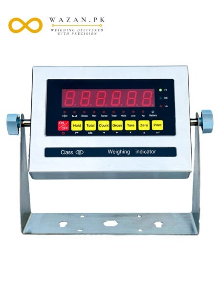 SS (Stainless Steel) Housing Display resolution: 1/30,000 Power: AC 100~250 LED Display Six Digit 20mm height Display RS-232C Standard Interface Supports Upto 4 x 350Ω load cells