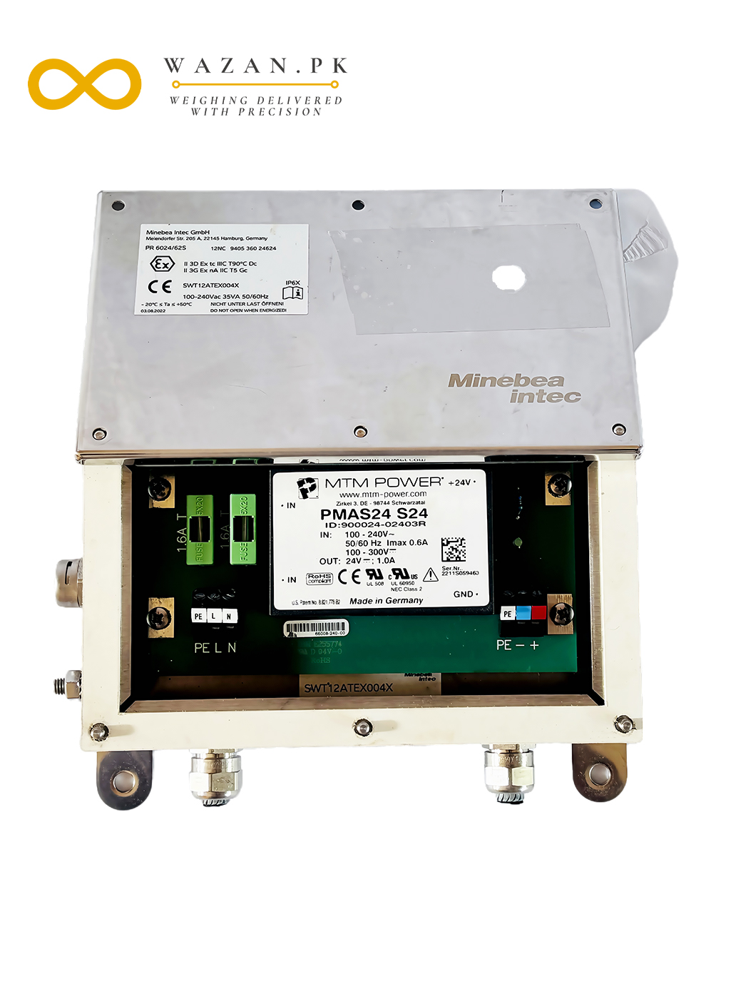 Material: Stainless Steel (SS) Housing Protection Class: IP68 & IP69K Can operate up-to 8 Digital load cells